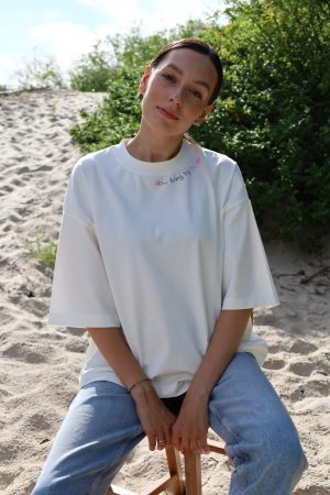 Maikutė, marškinėliai, baltos spalvos